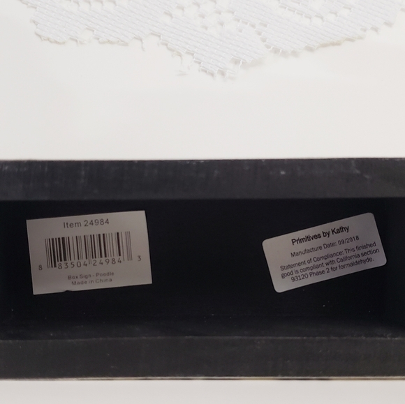 ALL YOU NEED IS LOVE AND A POODLE.. Wooden 3 dimensional Decor Sign - Picture 6 of 9